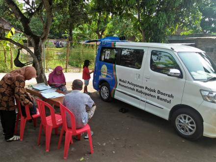 Posko PBB di Dusun Karangasem